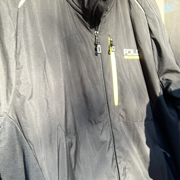 Men’s Polo Performance Nylon, Polyster men’s Jacket. Size XL with yellow zipper - Picture 9 of 9